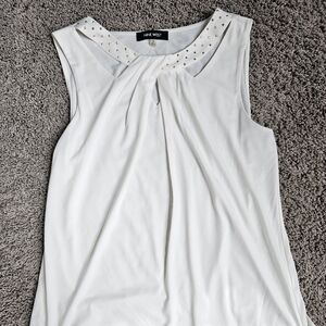 Nine West White Tank Top